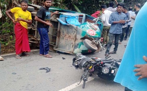 সখীপুরে সড়কে প্রাণ গেল একজনের 