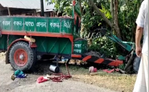 ট্রলি ও অটোরিকশার সংঘর্ষে একজন নিহত 