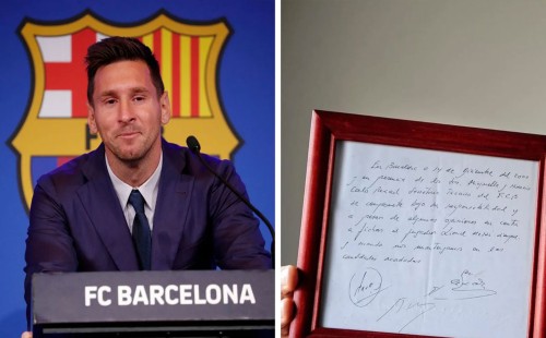 নিলামে উঠলো মেসির সেই ন্যাপকিন 