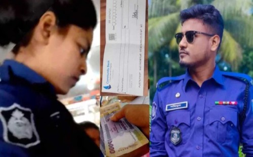 ঘুষ নেয়ার ভিডিও ভাইরাল, দুই পুলিশ বরখাস্ত 