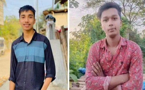 সড়কে পড়ে ছিল ২ মোটরসাইকেল আরোহী 