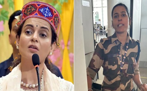 বিমানবন্দরে কঙ্গনাকে থাপ্পর মারলেন পুলিশ কনস্টেবল 