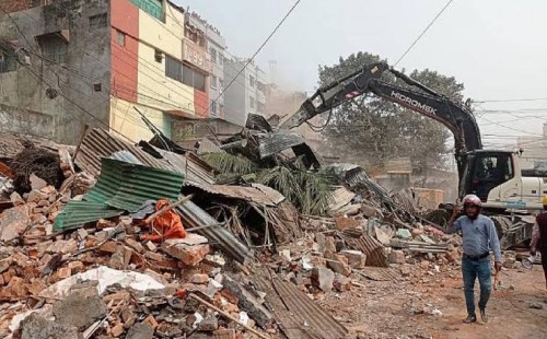 তৃতীয় দিনের উচ্ছেদ অভিযানে উত্তর সিটি করপোরেশন 