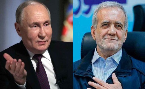 ইরানের নতুন প্রেসিডেন্টকে পুতিনের অভিনন্দন 