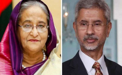 শেখ হাসিনা দিল্লিতে: জয়শঙ্কর 