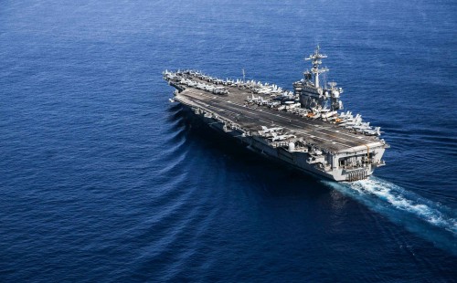 মধ্যপ্রাচ্যে পৌঁছেছে মার্কিন রণতরী 