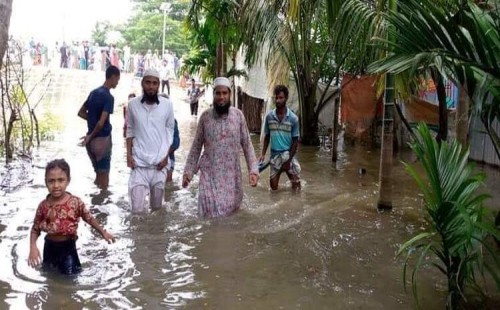 নতুন নতুন এলাকা ডুবছে লক্ষ্মীপুরে 