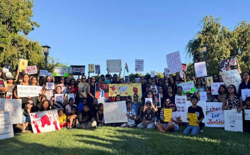নারী চিকিৎসকের ধর্ষণ-হত্যা: প্রবাসী ভারতীয়দের বিক্ষোভ 