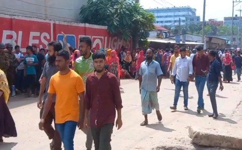 আশুলিয়ায় ২৫ কারখানায় উৎপাদন বন্ধ 