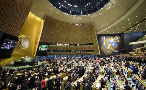 ইসরায়েলের দখলদারিত্ব অবসানে জাতিসংঘে প্রস্তাব পাস 