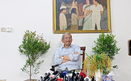 নতুন সংবিধানের জন্য নির্বাচিত সংসদই শ্রেয় : মির্জা ফখরুল 