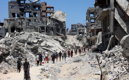 গাজায় ইসরায়েলি হামলা, নিহত আরও ৫৬ ফিলিস্তিনি 