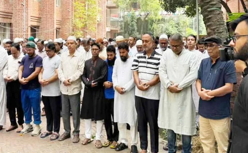 মতিয়া চৌধুরীর জানাজা সম্পন্ন 