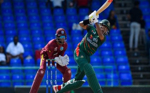 ওয়েস্ট ইন্ডিজকে ১৩০ রানের লক্ষ্য ছুড়ে দিয়েছে বাংলাদেশ 