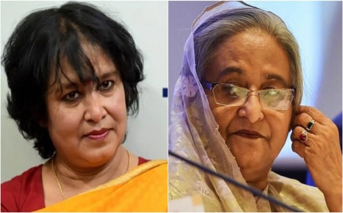 শেখ হাসিনার বিরুদ্ধে তসলিমা নাসরিনের তীব্র সমালোচনা 