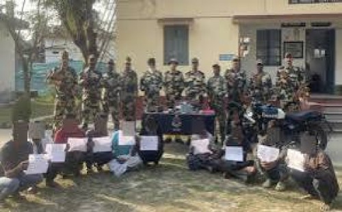 বিএসএফের হাতে আটক ৭ বাংলাদেশি 