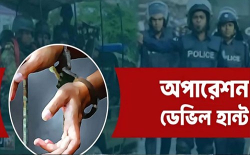 অপারেশন ডেভিল হান্ট: সারা দেশে আরও গ্রেপ্তার ৭৬৯ 
