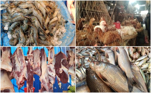 রোজায় বাড়লেও এখন আগের দামে মিলছে মাছ-মাংস 