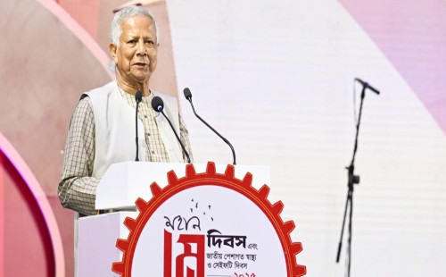 শ্রমিকের ন্যায্য স্বীকৃতি ও সুরক্ষায় আমরা প্রতিশ্রুতিবদ্ধ: প্রধান উপদেষ্টা 