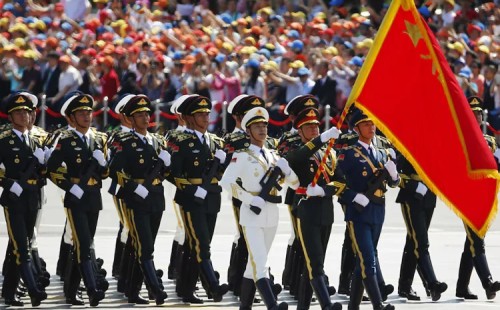 সেপ্টেম্বরে চীনের সামরিক কুচকাওয়াজ 