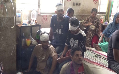 গোপালগঞ্জে দুই গ্রুপের সংঘর্ষে অর্ধশতাধিক আহত 