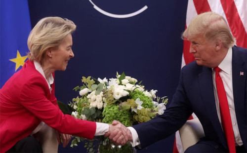 ট্রাম্প ও ইইউ প্রধান বৈঠক 