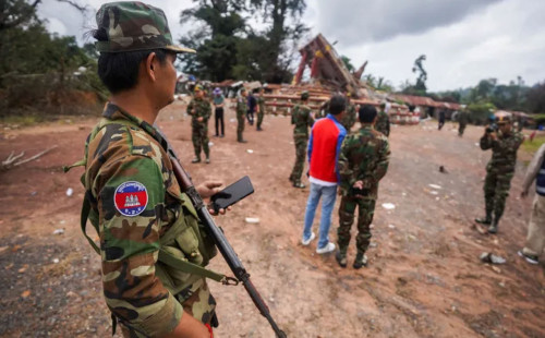 থাইল্যান্ডে আটক কম্বোডিয়ার ২০ সৈন্য 