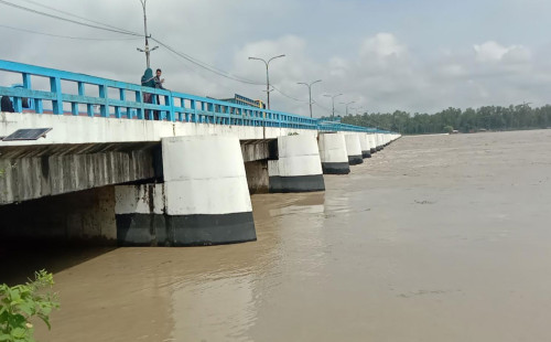 তিস্তার পানি ডালিয়া পয়েন্টে বিপৎসীমার ৭ সেন্টিমিটার ওপরে 