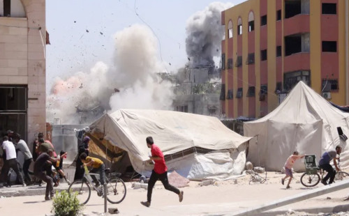 গাজা সিটি দখলে হামলা শুরু ইসরাইলের 