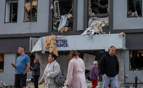 কিয়েভে ব্রিটিশ কাউন্সিল ক্ষতিগ্রস্থ 