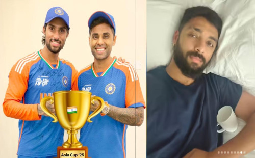 মূল ট্রফি নেয়নি ভারত, ফটোশপ ‘ট্রফি’ আর চায়ের কাপ নিয়ে উদযাপন 