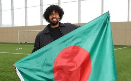 বাংলাদেশ ও এই দলের প্রতিনিধিত্ব করতে পেরে আমি গর্বিত: হামজা 