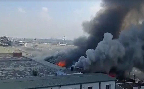 বিমানবন্দরে আগুনে ১২ হাজার কোটি টাকার ক্ষতি হয়েছে: ইএবি 