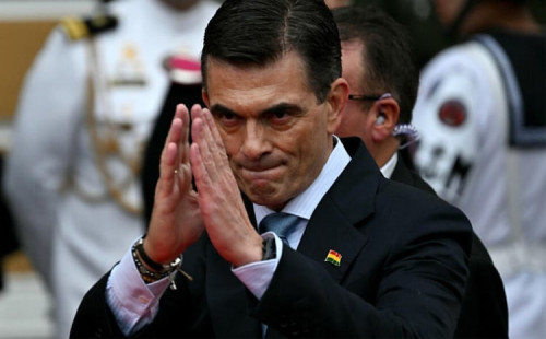 বলিভিয়ায় রদ্রিগো পাজের দায়িত্ব গ্রহণ 