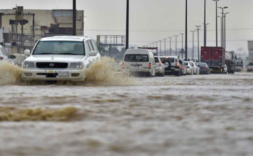 জেদ্দায় রেকর্ড বৃষ্টিপাত 