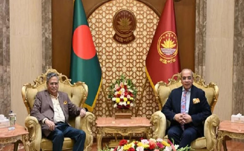 রাষ্ট্রপতির সঙ্গে প্রধান বিচারপতির বিদায়ী সাক্ষাৎ 