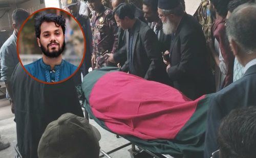 ওসমান হাদীর জানাজা পড়াবেন তার বড় ভাই 