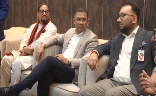 অবশেষে প্রিয় দেশের মাটিতে: তারেক রহমান 