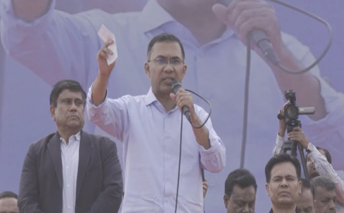 বিএনপি সরকার গঠন করলে প্রথম দায়িত্ব দেশ পুনর্গঠন করা: তারেক রহমান 