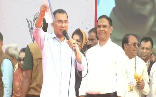 ষড়যন্ত্র শুরু করেছে একটি দল, জনগণ তাদের গুপ্ত নামে ডাকে: তারেক রহমান 