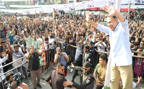 ধানের শীষের বিজয় হলে ঢাকাতে ৪০টি খেলার মাঠ হবে 