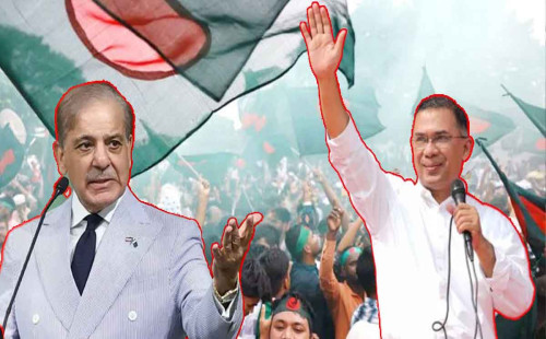 তারেক রহমানকে অভিনন্দন জানালেন পাকিস্তানের প্রধানমন্ত্রী 