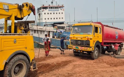 ঈদযাত্রায় দৌলতদিয়া–পাটুরিয়া নৌরুটে ভোগান্তির আশঙ্কা 