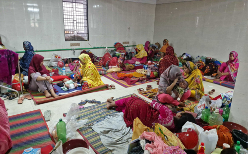 চাঁপাইনবাবগঞ্জে হামে আক্রান্ত হয়ে হাসপাতালে ভর্তি ৭৬ জন 